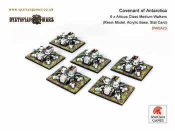 SPGDWCA23 Atticus Class Medium Walker (6) by Spartan Games (ONLINE ORDER ONLY)
