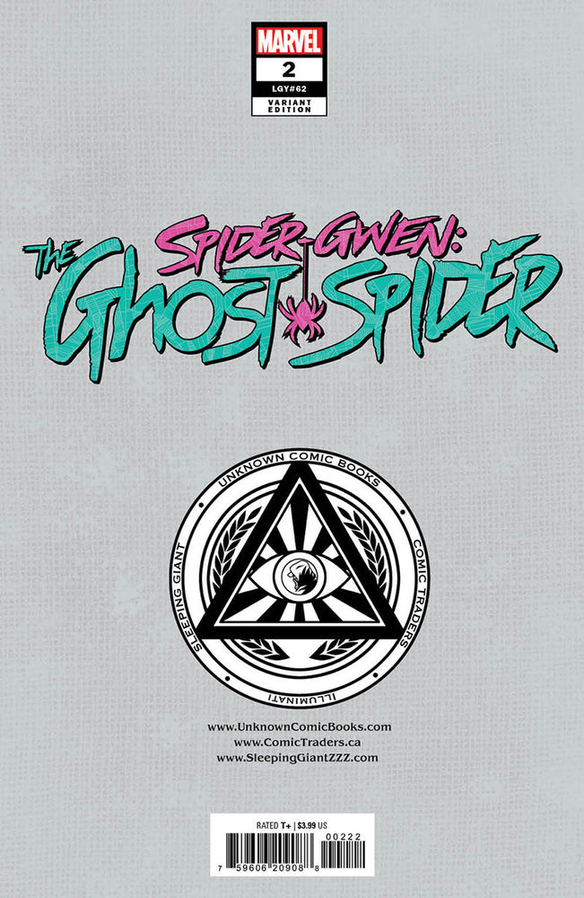 Spider-Gwen: The Ghost-Spider #2 Unknown Comics Leirix Exclusive Virgin Var (06/26/2024) (Online Only)