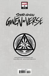 Spider-Gwen: Gwenverse #2 Unknown Comics Greg Land Exclusive Homage Virgin 2Nd Ptg Var (06/08/2022) (Online Order Only)