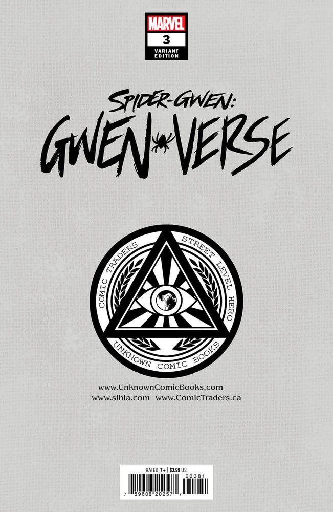 Spider-Gwen: Gwenverse #3 Unknown Comics Sway Exclusive Var (06/15/2022) (Online Order Only)
