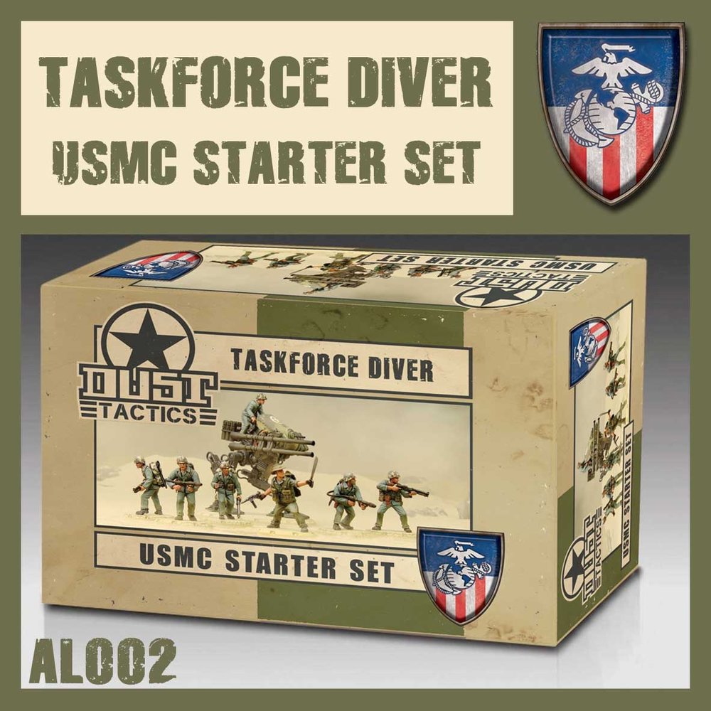 DUST 1947: Taskforce Diver USMC Starter Set (ONLINE ORDER ONLY)