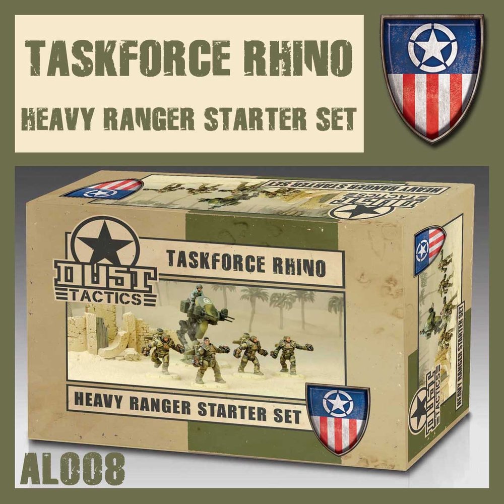 DUST 1947: Taskforce Rhino Heavy Ranger Starter Set (ONLINE ORDER ONLY)