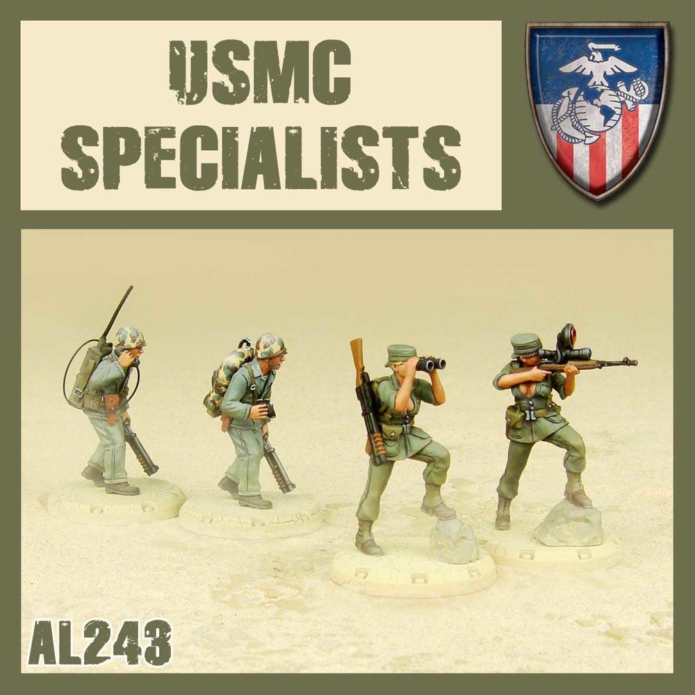 DUST 1947: USMC/DS Specialists (Snipers+Observers) (ONLINE ORDER ONLY)