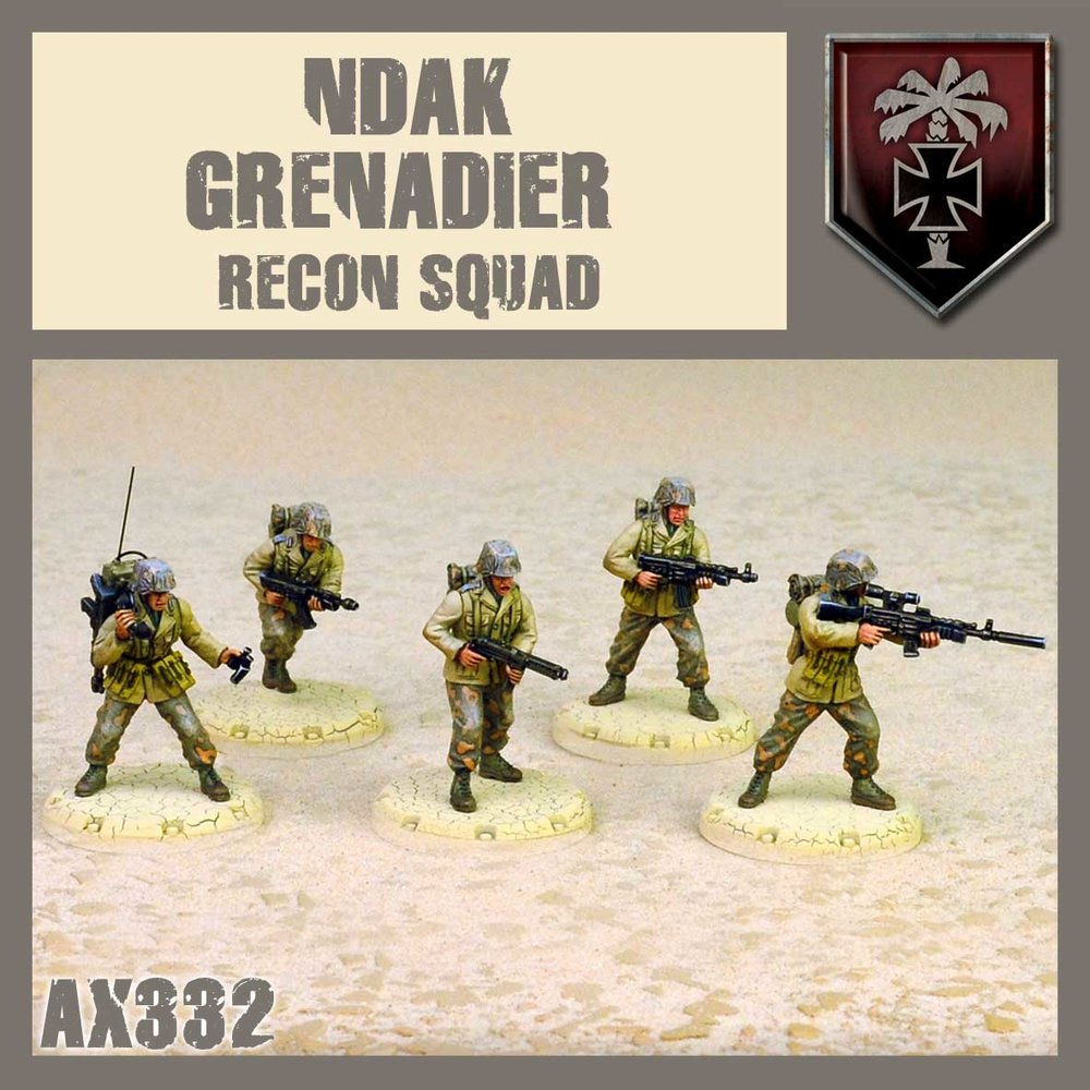 DUST 1947: NDAK Grenadier Recon Squad (ONLINE ORDER ONLY)