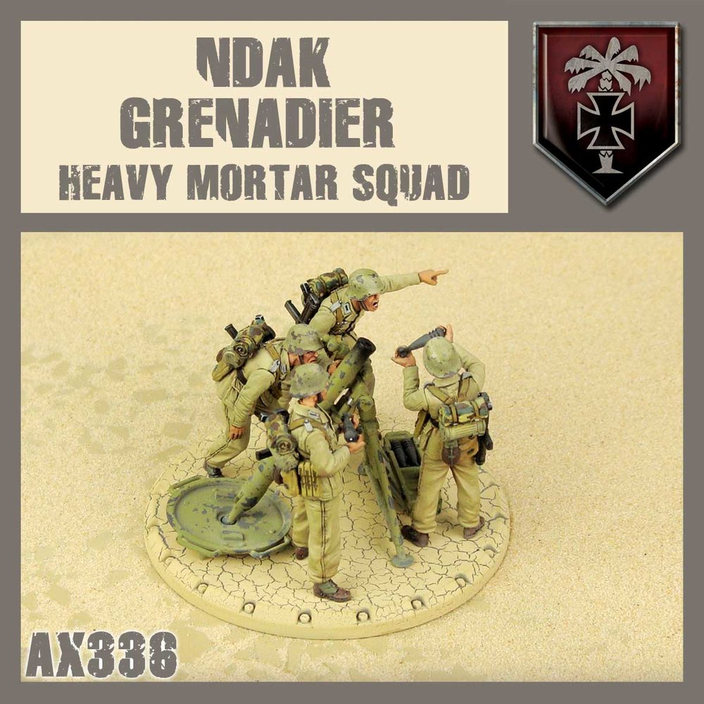 DUST 1947: NDAK Heavy Mortar Squad (ONLINE ORDER ONLY)