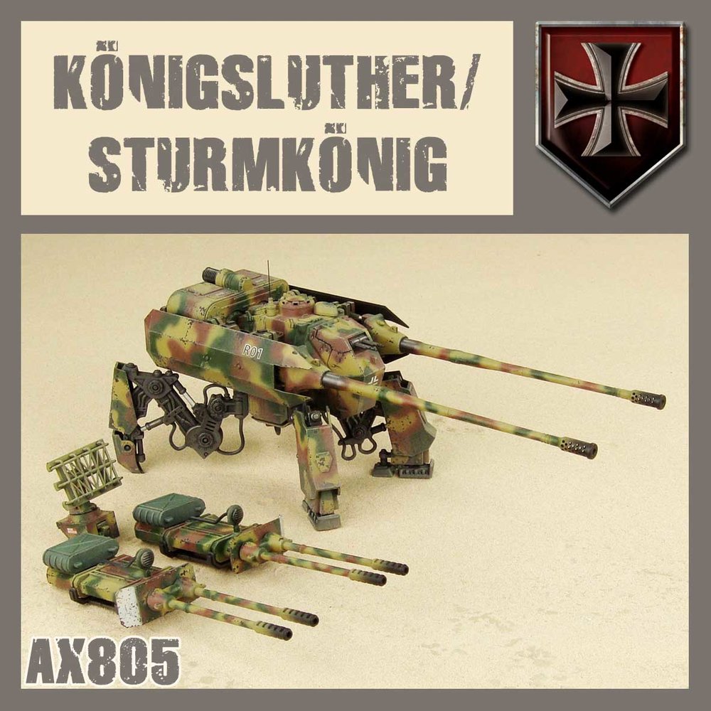 DUST 1947: Axis SturmKönig/Königsluther (ONLINE ORDER ONLY)