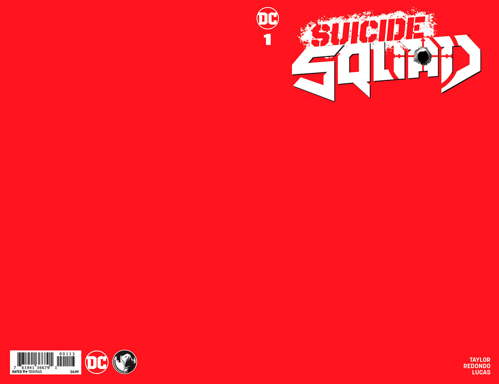 Suicide Squad #1 Unknown Comics Red Blank Exclusive Var (12/18/2019) (ONLINE ORDER ONLY)