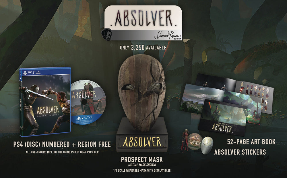 Absolver Prospect Mask Special Reserve Edition (Playstation 4) (Online Only)