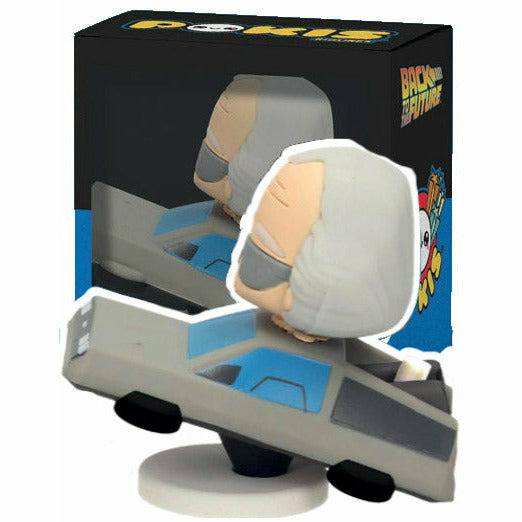 Back to the Future Doc Brown in DeLorean Pokis Mini-Figure (ONLINE ORDER ONLY)