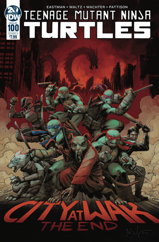 TMNT ONGOING #100 CVR A WACHTER (NOTE PRICE) (12/11/2019) (ONLINE ORDER ONLY)