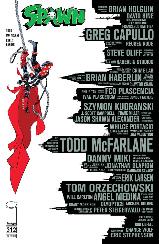 Spawn #312 B Todd Mcfarlane Variant (11/25/2020) Image (ONLINE ORDER ONLY)