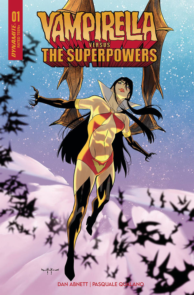 Vampirella Vs Superpowers #1 T Foc Pasquale Qualano Variant (05/24/2023) Dynamite (ONLINE ORDER ONLY)