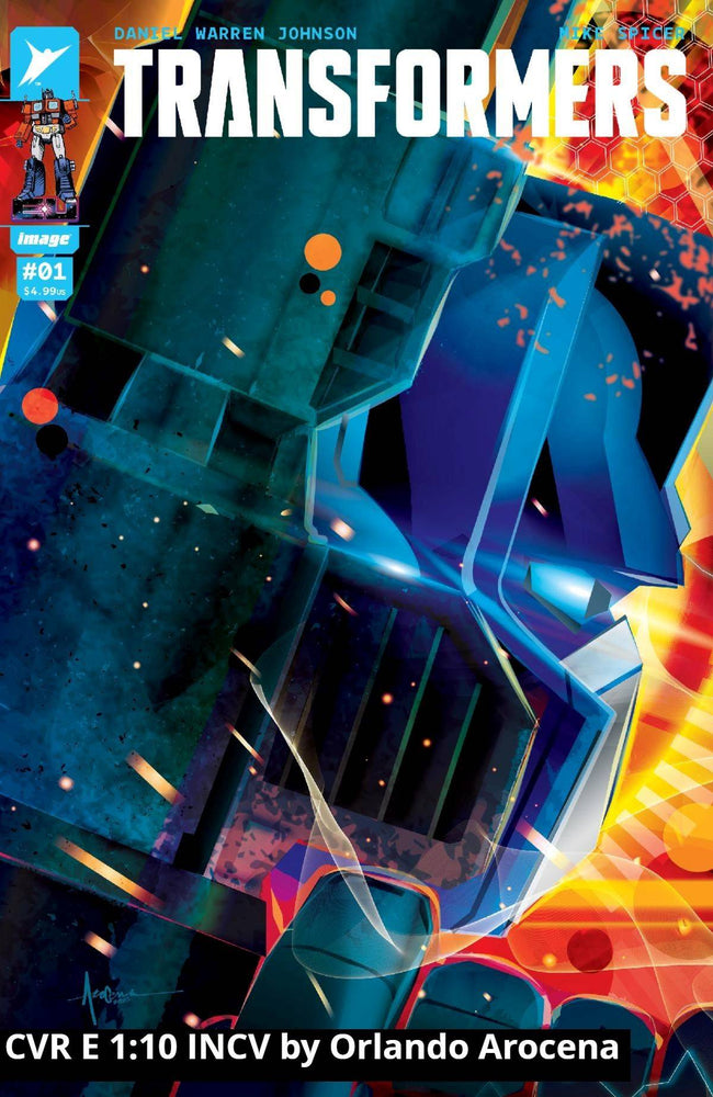 Transformers #1 E 1:10 Orlando Arocena Variant (10/04/2023) Image (ONLINE ORDER ONLY)