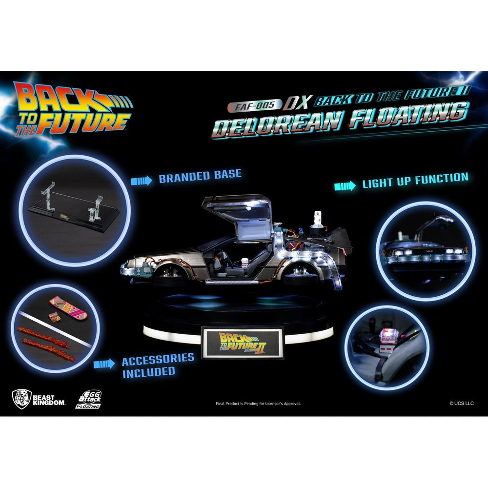 Back to the Future Part II Floating DeLorean Time Machine (Deluxe Edition) (ONLINE ORDER ONLY)