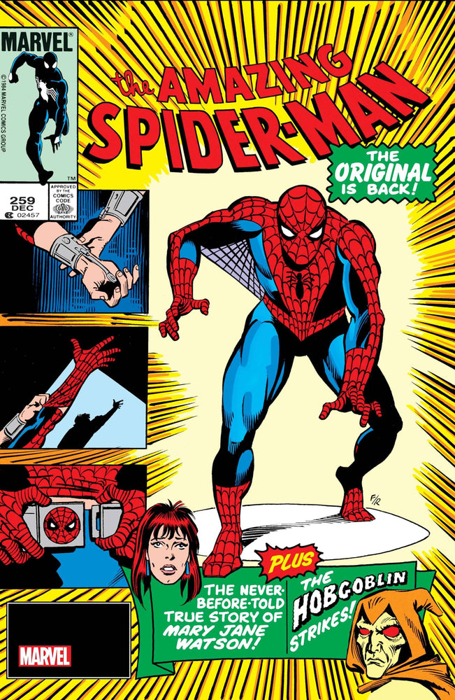 Amazing Spider-Man #259 A Facsimile Ed (08/21/2024) Marvel (ONLINE ORDER ONLY)
