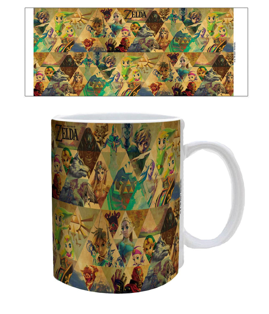 Legend Of Zelda Character Montage Mug