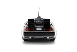 Back to the Future die-cast 1:24 scale 40th Anniversary "Hollywood Rides" light-up DeLorean Time Machine (ONLINE ORDER ONLY)