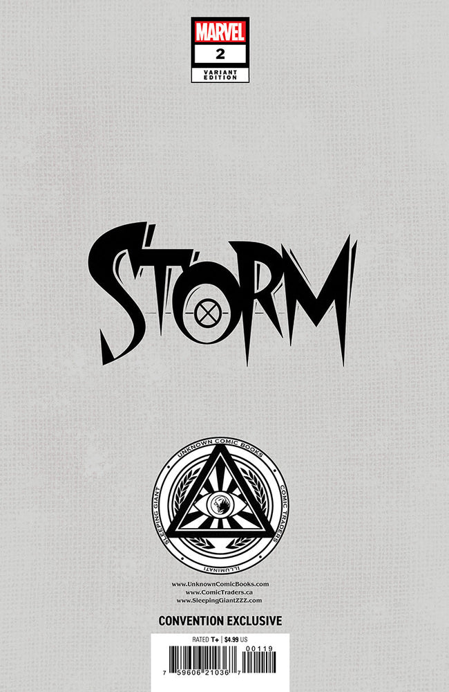 [FOIL] STORM #2 UNKNOWN COMICS NATHAN SZERDY EXCLUSIVE VIRGIN CONVENTION VAR (11/20/2024) (ONLINE ORDER ONLY)