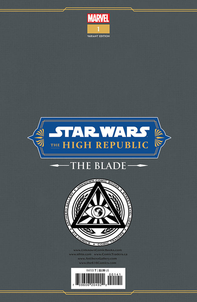 Star Wars: The High Republic - The Blade #1 Unknown Comics Paolo Villanelli Exclusive Virgin Var (11/23/2022) (01/11/2023) (Online Only)