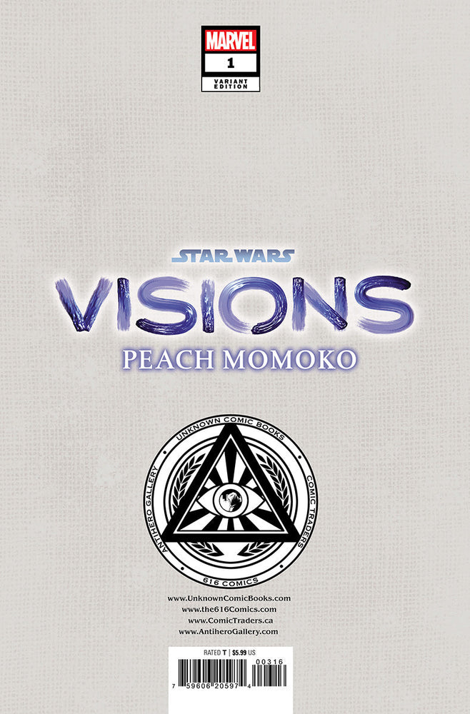 Star Wars: Visions - Peach Momoko #1 Unknown Comics Rickie Yagawa Exclusive Var (11/15/2023) (ONLINE ORDER ONLY)