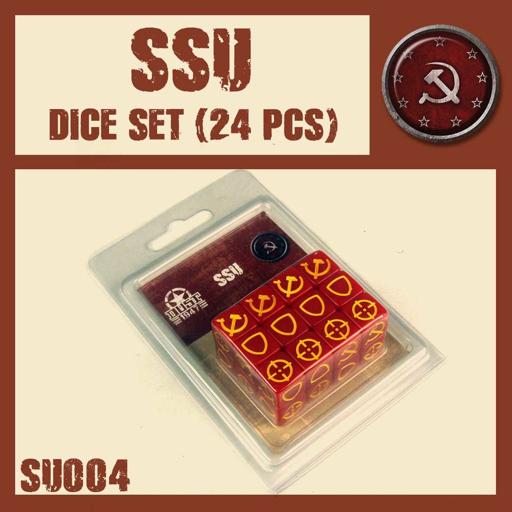 DUST 1947: SSU Dice Set (24) (ONLINE ORDER ONLY)