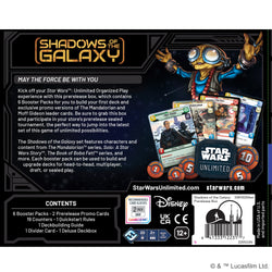 Star Wars: Unlimited - Shadows of the Galaxy Prerelease Kit (ONLINE ORDER ONLY)
