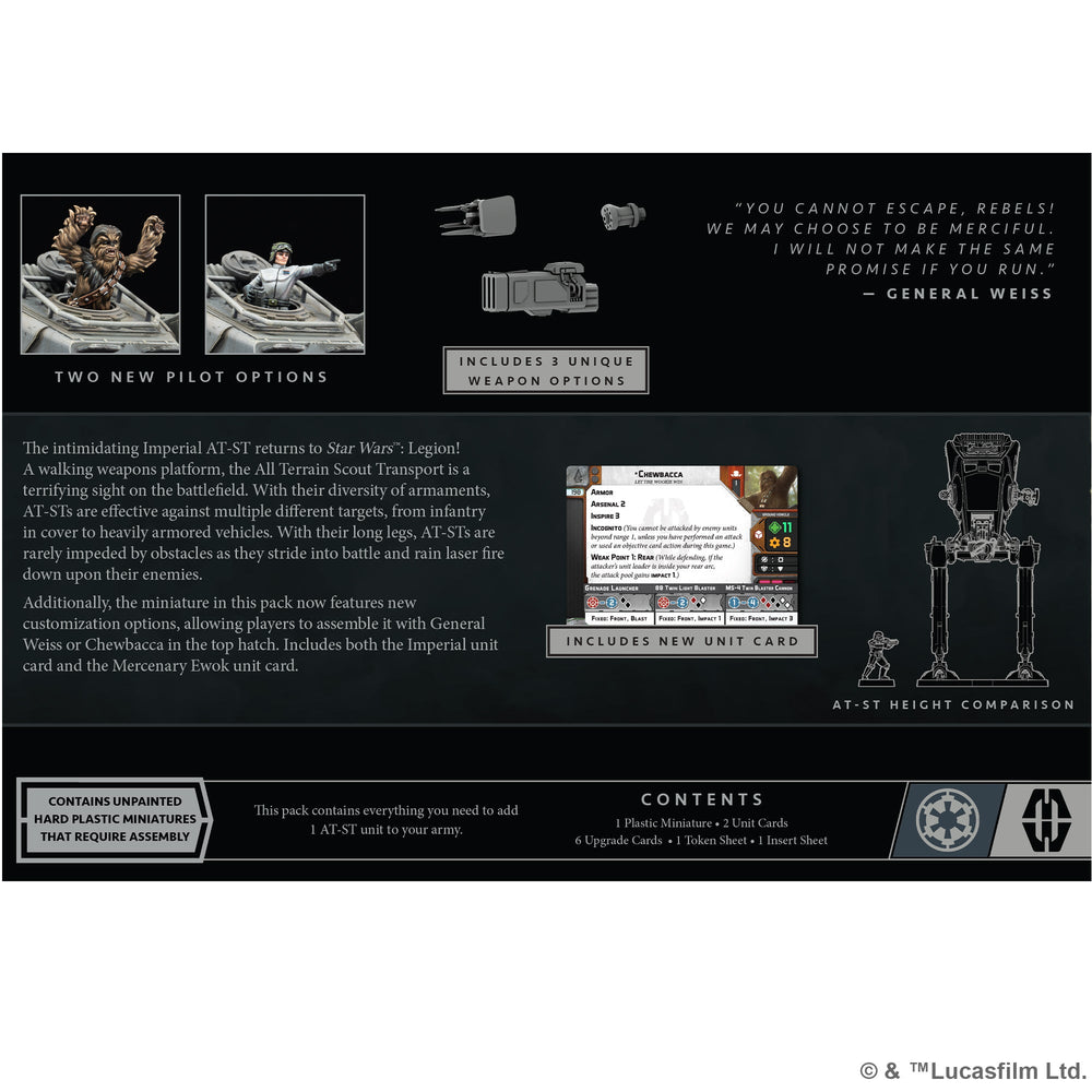 Star Wars Legion: AT-ST Walker (ONLINE ORDER ONLY)