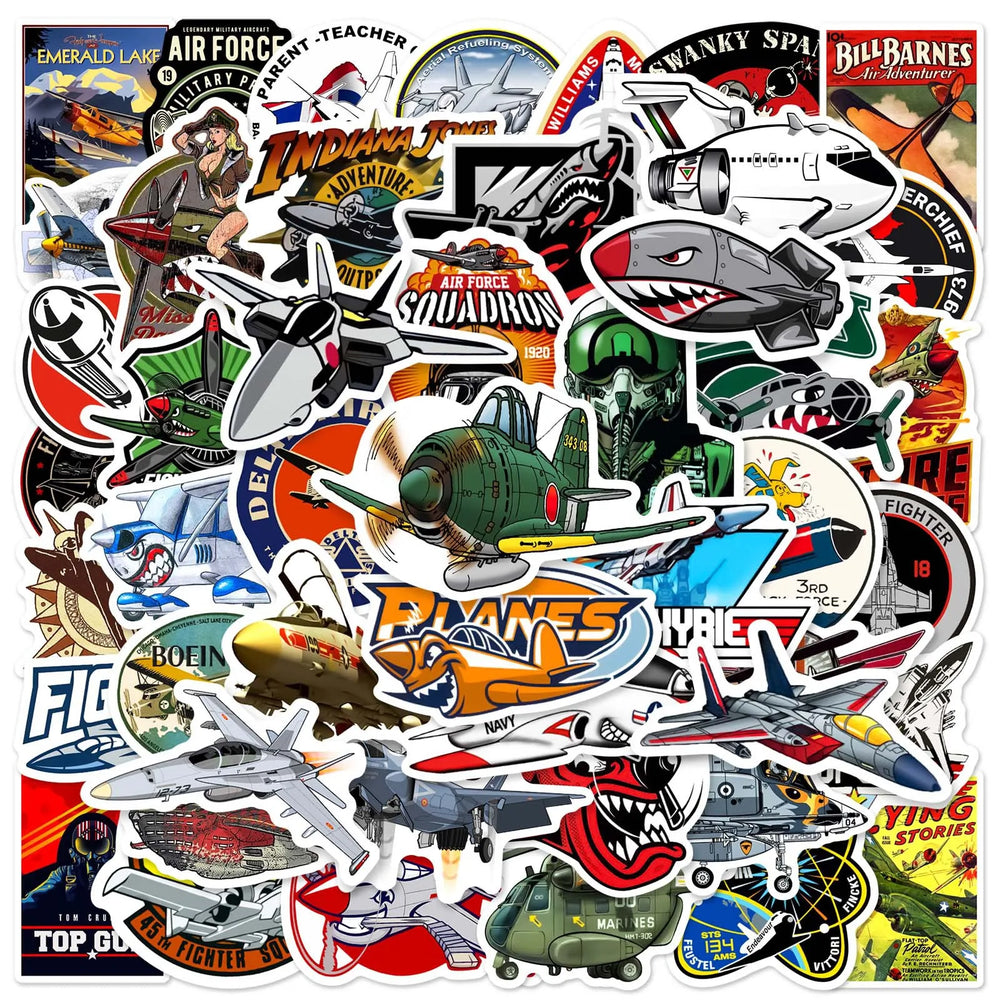 TOP GUN Stickers 10/30/50PCS Laptop Fridge Luggage Motorcycle Bike Decals Wholesale (Online Order Only)