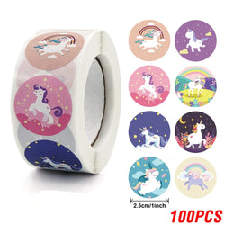 100-500PCS Children's Cartoon Stickers Little Dinosaur Pattern Kids Stationery Supplies School Teacher Supplies Reward Stickers (Online Order Only)