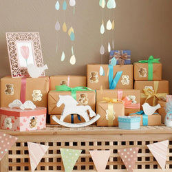 100-500pcs Cartoon Bear Animals Stickers Reward Stickers Decoration Gift Box Crafts Sticker Label Stationery (ONLINE ORDER ONLY)