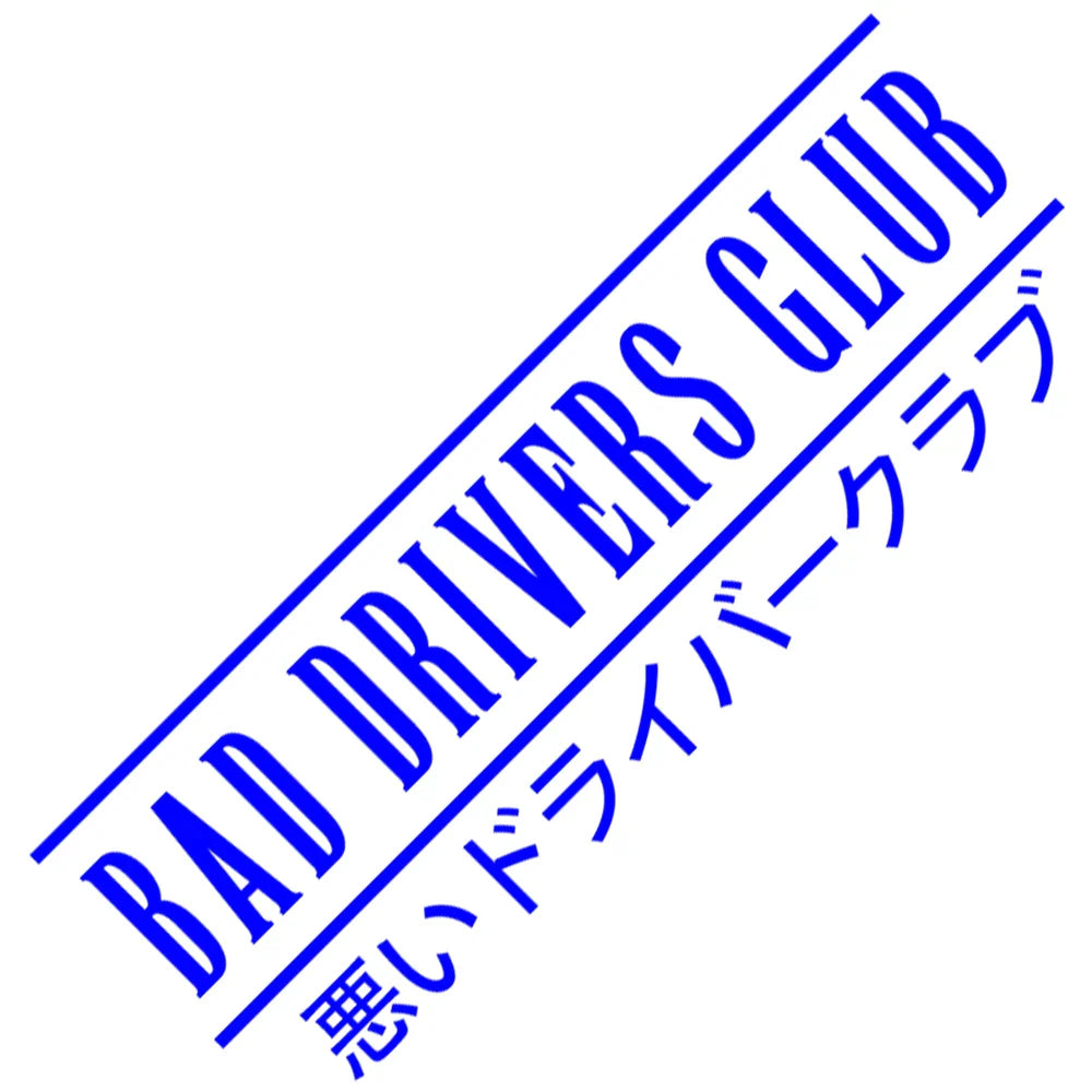 Bad Drivers JDM Car Sticker Windshield Stickers Banner Run Sport Competition Style Waterproof Sunscreen Decorative Vinyl Decals (ONLINE ORDER ONLY)