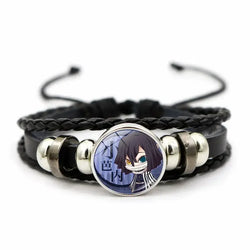 Demon Slayer Bracelet: Tanjiro & Nezuko Leather Charm (ONLINE ORDER ONLY)