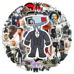 10/30/50PCS Skibidi Toilet Game Cartoon Stickers Graffiti Decals DIY Decoration Laptop Skateboard Notebook Car Kids Sticker Toys (ONLINE ORDER ONLY)