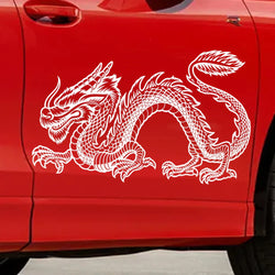 Anime Detachment Car Sticker The Black Dragon Body Big Picture Decoration Movement Style Die Cutting Waterproof PVC Vinyl Decals (ONLINE ORDER ONLY)