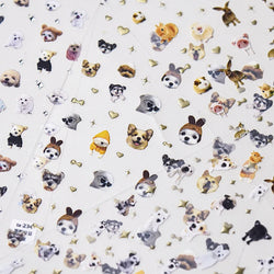 Lovely Dog Cat Animal Bunny 3D Soft Embossed Relief Self Adhesive Nail Art Stickers Cute Pretty Puppy Kitty Star Manicure Decals (ONLINE ORDER ONLY)
