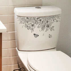 Butterfly Wall Sticker Bathroom Decor Self Adhesive Decals (Online Order Only)