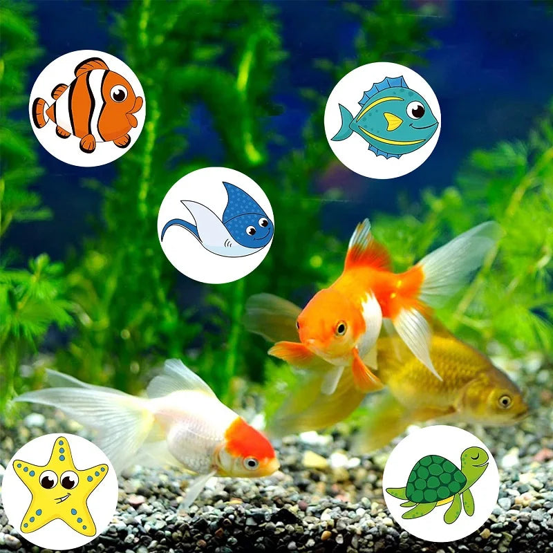 100-500PCS New Kids Stickers Korean Stationery Rolling Cartoon Animal Stickers Roll Small Packaging Stickers Photocard Decor (ONLINE ORDER ONLY)