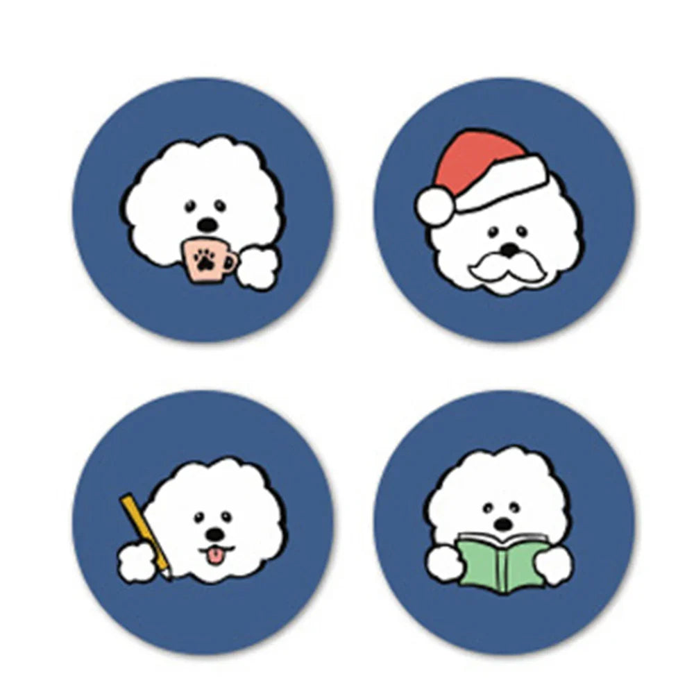 100-500pcs Cute Animal Stickers Christmas Kawaii Gift Seal for Handmade Food Cake Packaging Scrapbooking Craft Decor Supplies (ONLINE ORDER ONLY)