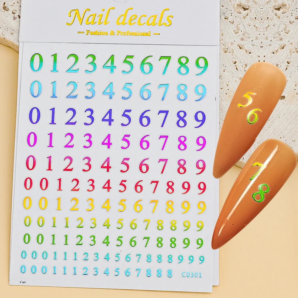 1Pc Laser Silver Gold Lines Stripe Nail Sticker Metal Strip Luxury Nails Slider Self Adhesive Slider Papers Transfer Stickers *& (Online Order Only)