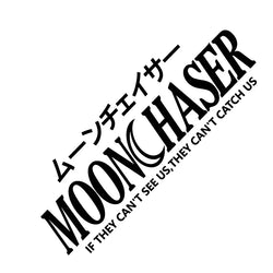 JDM MoonChaser Car Sticker Windshield Banner Night Run Sport Competition Style Waterproof Sunscreen Decorative Vinyl Decals (ONLINE ORDER ONLY)