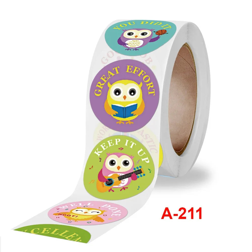 50-500pcs Cartoon Animal kids Sticker Cute Toy Game Sticker DIY Gift Sealing Label Student Decoration Stationery Notebook Supp (ONLINE ORDER ONLY)