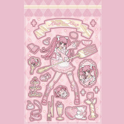 Ins Sweet Cool Sisters Girl Stickers Diary Scrapbooking DIY Album Decoration Sticker Aesthetic Personalized Kawaii Stationery (Online Order Only)