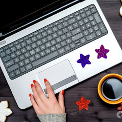 100-500pcs Colorful Star Stickers for Kids Reward School Classroom Adhesive Holographic Stickers for Teachers Parents DIY Craft (ONLINE ORDER ONLY)