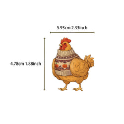 50PCS Cartoon Chicken Animal Stickers Personality Creative Sticker For Desk Refrigerator Phone Skateboard Waterproof Decals﻿ (ONLINE ORDER ONLY)
