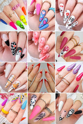 Red Lantern Tradition Design Soft Reliefs Nail Art Stickers Lion 3D Ancient Chinese Knot 5D Self Adhesive Nail Decals Wholesale (ONLINE ORDER ONLY)