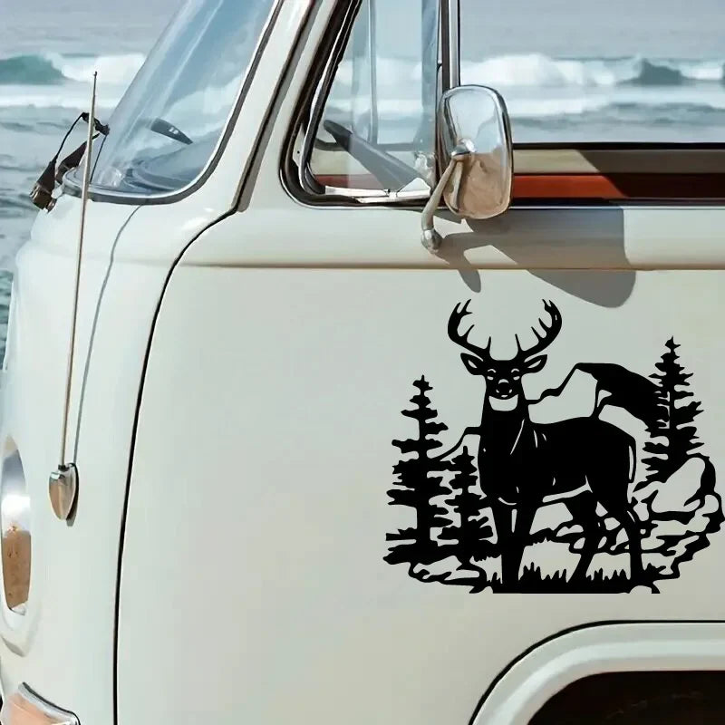 Wild Animal Car Sticker - Elevate Your Car's Look with a Stylish Hunting Decal!For Car Door And Window Decoration Stickers (ONLINE ORDER ONLY)