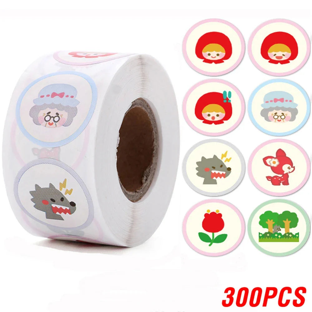 100-500pcs Reward Stickers Cute animals Motivational Stickers for Kids toys School Reward Students Teachers Stationery Labels (Online Order Only)