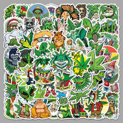 10/30/50/100PCS Funny Characters Weed Sticker Packs (ONLINE ORDER ONLY)
