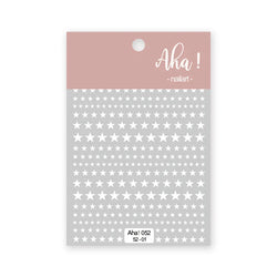 1pc Cute White Cloud Nail Stickers Ultra Thin Nail Art Stickers Self Adhesive Decals Star Moon/Flower/Clouds Kawaii Nail Decals (Online Order Only)