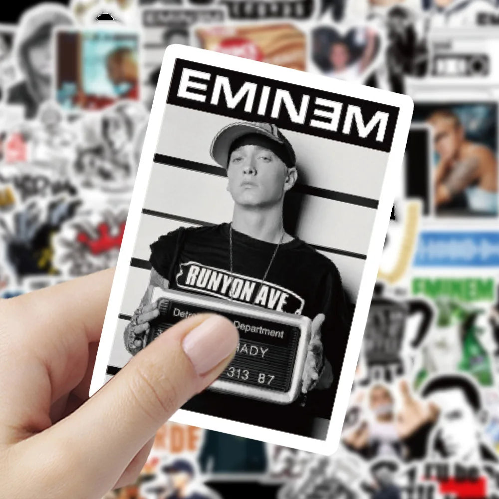 Killer White Detroit Rapper Eminem Sticker Pack (ONLINE ORDER ONLY)